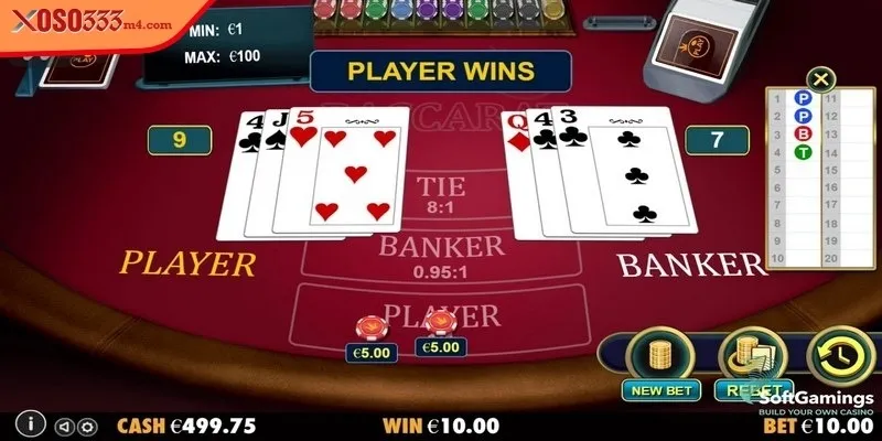 Baccarat - Game Bài Đổi Thưởng Chất Lượng Tại Xoso333 Cách rút bài dễ hiểu anh em nên tham khảo